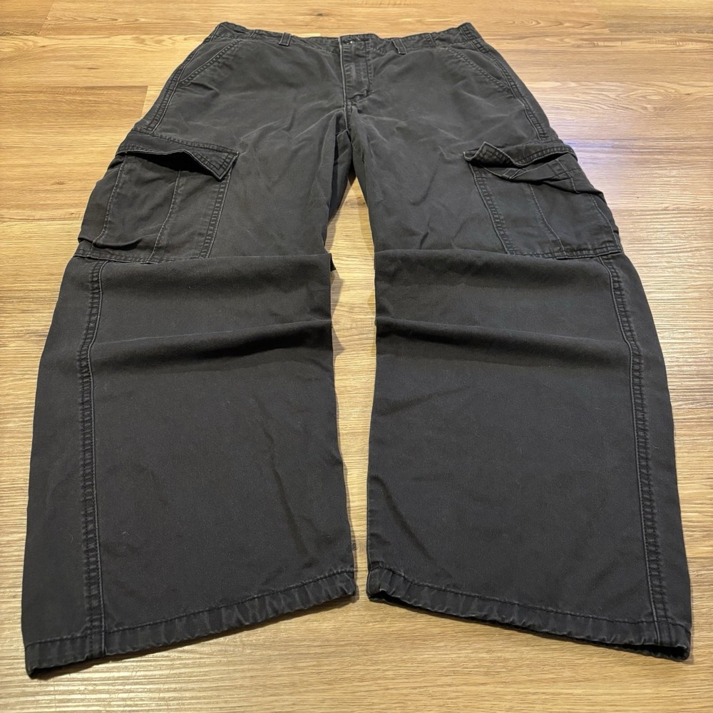 Levis 94 Baggy Cargo Pants Women's 30 (32x28) Black Tab Grunge Streetwear Y2K